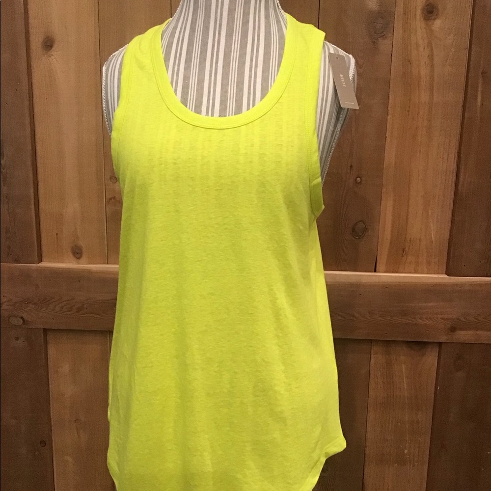 J. Crew Sleeveless Tank Top Size XS NWT Yellow - Picture 4 of 16